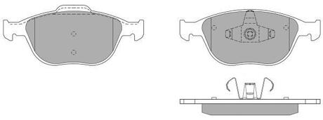 FBP-1305 FREMAX Колодки передние