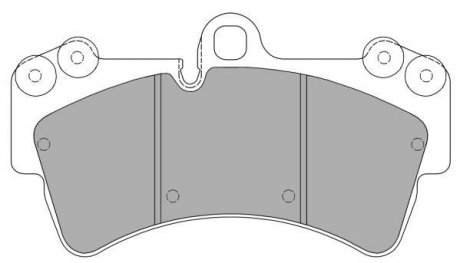 FBP1358 FREMAX Колодки тормозные передние Audi Q7, Porsche Cayenne, VW Touareg 02-15