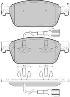 FBP-1672 FREMAX Колодки передние