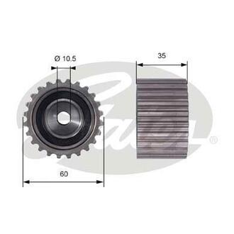 Ролик модуля натягувача ременя Gates T42024 (фото 1)