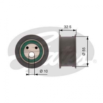 T42041A Gates Натяжний ролик, ремень ГРМ