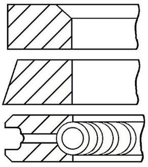 0829530000 GOETZE Кільця поршневі