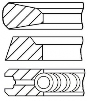 08-502600-00 GOETZE Кільця поршневі