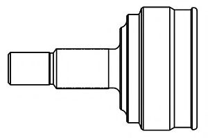 818011 GSP ШРКШ зовн. Ford Mondeo 1.8 16V/1.8TD/2.0 16V/2.5 24V 93-00 A:27/F:25/O:57/X/ABS:44