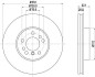 Диск гальмівний перед.BMW X3 (E83) X5 (E53) 3.0/4.4 00- 8DD 355 127-631