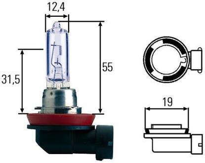 8GH008357181 HELLA Ліхтар накалу, основная фара