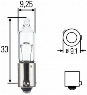 8GH 008 417-012 HELLA Ліхтар накалу, Ліхтар накалу, фонарь указателя поворота