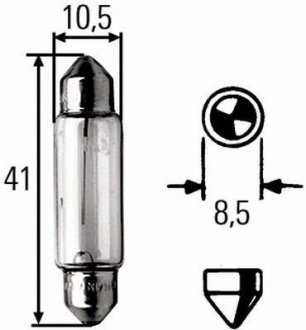 8GM002091241 HELLA Ліхтар накалу, покажчика повороту, Лампа накалу, сигналу гальмування/ задний габ. огонь, Ліхтар накалу, Ліхтар накалу, покажчика повороту, Лампа накалу, сигналу гальмування/ задний габ. огонь