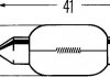 8GM 002 091-251 HELLA Ліхтар накалу, покажчика повороту, Ліхтар накалу, фонарь сигнала торможения, Ліхтар накалу, задний гарабитный огонь, Ліхтар накалу, внутренее освещение, Ліхтар накалу, Ліхтар накалу, покажчика повороту, Лампа накалива (фото 2)