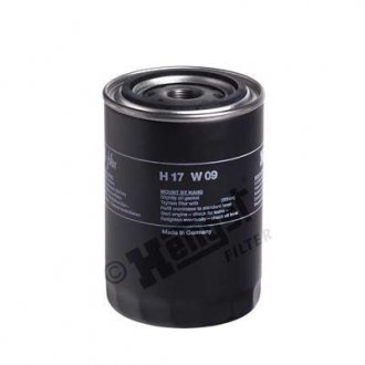 H17W09 HENGST FILTER Фільтр масла, Воздушный фильтр, компрессор - подсос воздуха