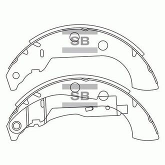 SA158 Hi-Q (SANGSIN) Тормозные колодки