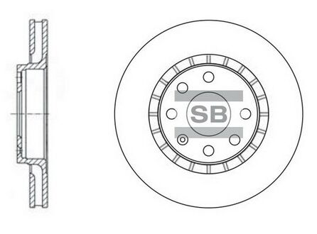 SD3003 Hi-Q (SANGSIN) Диск тормозной