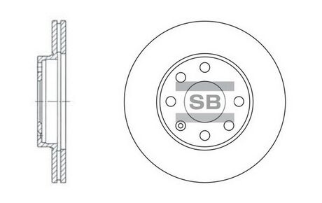 SD3004 Hi-Q (SANGSIN) Тормозной диск