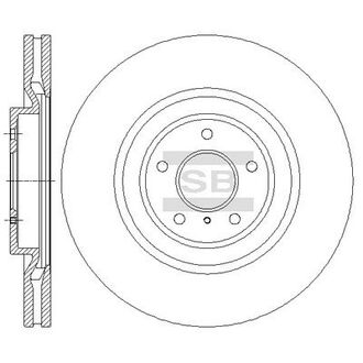 SD4228 Hi-Q (SANGSIN) Тормозной диск передний