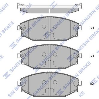 SP1053 Hi-Q (SANGSIN) Тормозные колодки