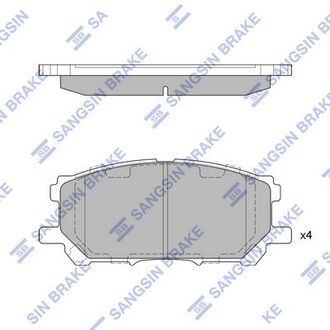 SP1456 Hi-Q (SANGSIN) Колодка торм. диск. lexus rx 400, 450 06- передн. (пр-во sangsin)