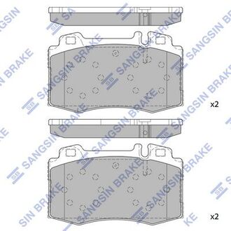 SP2193 Hi-Q (SANGSIN) Тормозные колодки