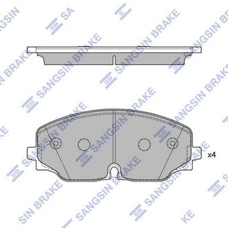 SP4265 Hi-Q (SANGSIN) Колодка торм. диск. VW Teramont, Atlas передн. (пр-во SANGSIN)