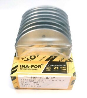 INF10.0697 INA-FOR Вкладыши Шатуные Audi Volkswagen STD
