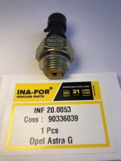 INF 20.0053 INA-FOR Датчик давления масла Opel Kadett ,Astra,Vectra,Omega A,B