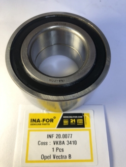 INF 20.0077 INA-FOR Подшипник передний Opel Vectra 1.8,2.0 16V/2.5 V6 96-, Chevrolet Lacetti