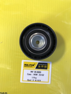 INF 20.0089 INA-FOR Направляющий ролик ремня ГРМ Opel Astra/Vectra B 1.6/16V