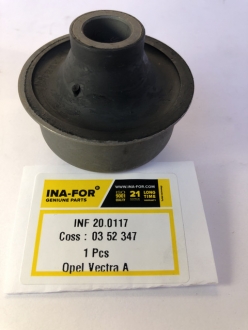 INF 20.0117 INA-FOR Сайлентблок (задний) переднего рычага Opel Astra/Vectra 90-94 (диам.16мм)