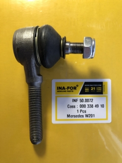 INF 50.0072 INA-FOR Наконечник рулевой тяги внутренний правый М12 правая резьба МВ 201