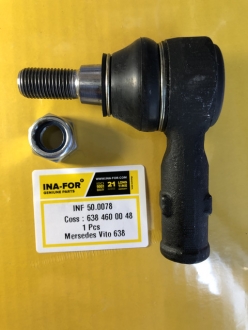 INF 50.0078 INA-FOR Наконечник рулевой тяги Mercedes V-class