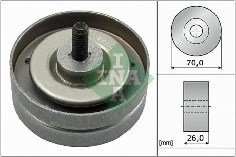 532078910 INA Ролик генератора