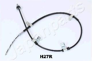 BC-H27R JAPANPARTS Трос стояночного тормоза левый Hyundai Getz 02- (пр-во Mobis)