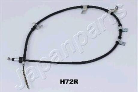 BC-H72R JAPANPARTS JAPANPARTS HYUNDAI Трос ручн.тормоза прав.Santa Fe 01-