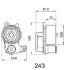 Устройство для натяжения ремня, ремень ГРМ JAPANPARTS BE-243 (фото 2)