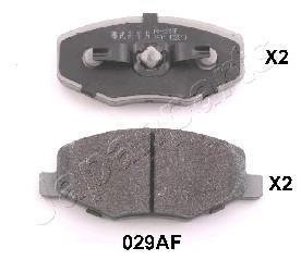 PA029AF JAPANPARTS Тормозные колодки, дискове гальмо (набір)