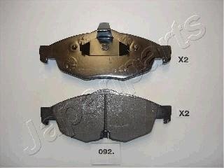 PA092AF JAPANPARTS Тормозные колодки, дискове гальмо (набір)