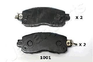 PA1001AF JAPANPARTS Колодки тормозные NISSAN P. LEAF ELECTRIC 10-