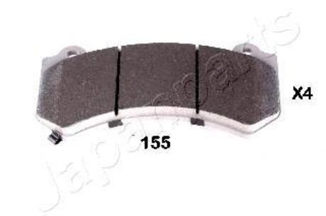 PA-155AF JAPANPARTS JAPANPARTS CHEVROLET колодки гальм. передн. Camaro, JEEP