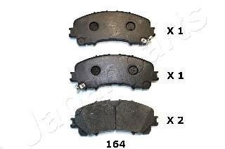 PA164AF JAPANPARTS Колодки тормозные NISSAN P. X TRAIL 1,6 13-