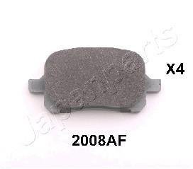 PA2008AF JAPANPARTS Тормозные колодки, дискове гальмо (набір)