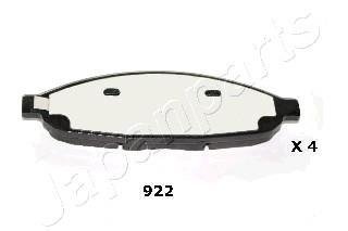 PA-922AF JAPANPARTS JAPANPARTS CHRYSLER Тормозные колодки перед Pacifica 3,5 AWD -06