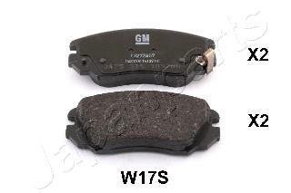 PA-W17AF JAPANPARTS Колодки тормозные CHEVROLET P. MALIBU 12-