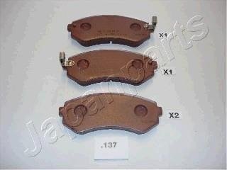 PP137AF JAPANPARTS Тормозные колодки, дискове гальмо (набір)