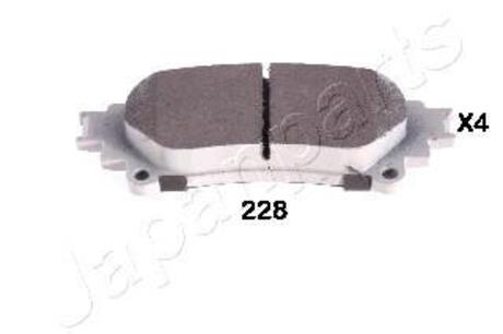 PP228AF JAPANPARTS Колодки тормозные LEXUS T. RX 09-