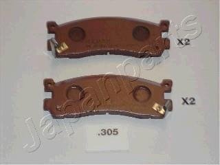 PP305AF JAPANPARTS Тормозные колодки, дискове гальмо (набір)