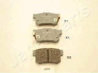 PP405AF JAPANPARTS Тормозные колодки, дискове гальмо (набір)