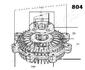 VC-804 JAPANPARTS JAPANPARTS SUZUKI Вискомуфта Grand Vitara 2,0-2,5 -03 (фото 3)