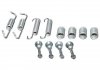 Комплект пружинок барабанных тормозов зад BMW X5/VW T5/TOUAREG 02- 185х30 1163950110