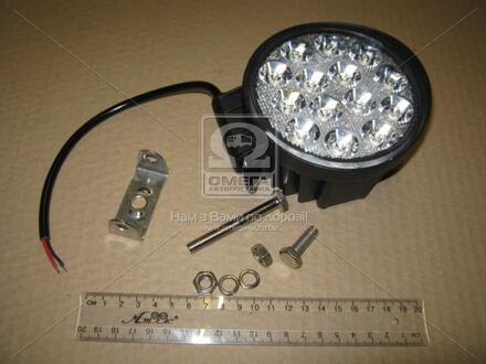 453701049 JUBANA Фара led круглая 42w, 14 ламп, 116*137,5мм, 3080lm узкий луч 12/24v 6000k (тм jubana)