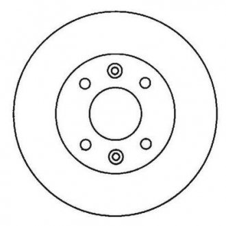 561336JC Jurid Диск тормозной CLIO I/II/MEGANE 238mm /P/ KANGOO