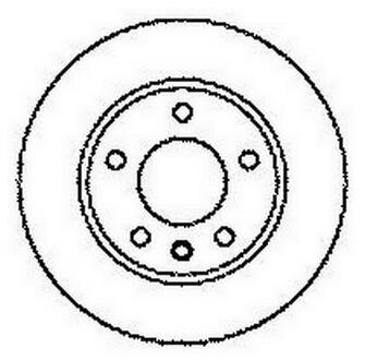 561609JC Jurid Тормозной диск